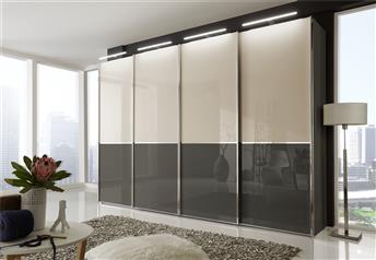 Please disregard the sliding doors, this is just to show you the finish combination magnolia/havanna glass